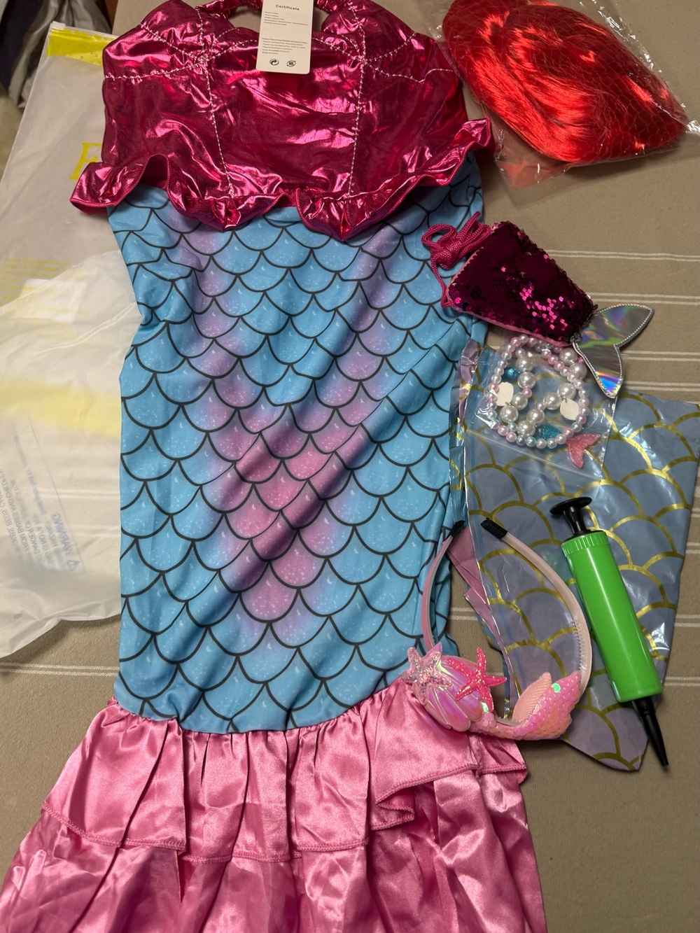 Mermaid Costume Size 10/12